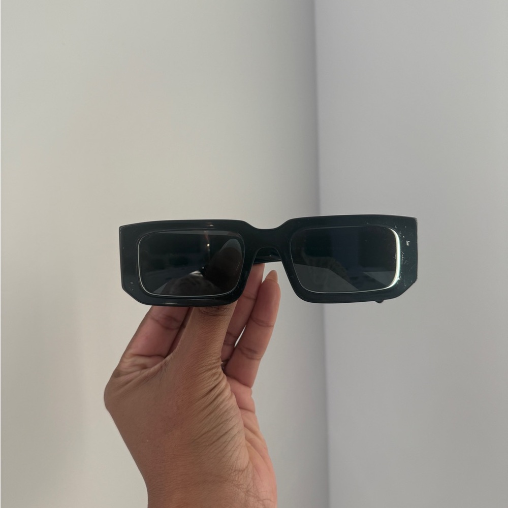 Prada Black Rectangular Sunglasses